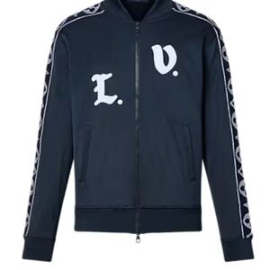 Louis Vuitton Embroidered signature track top